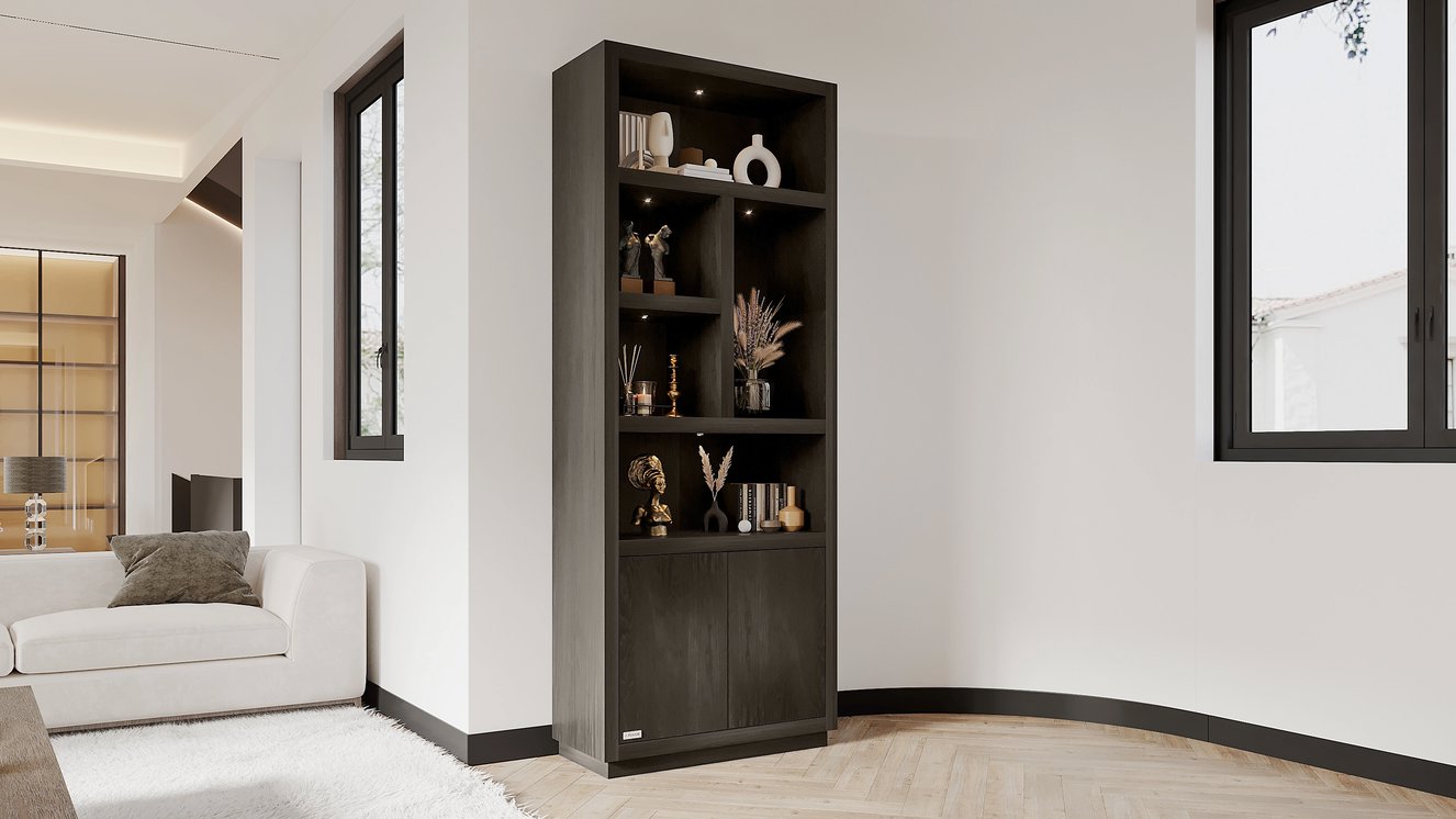 Fendi Compartue cabinet single-size 90 cm oak