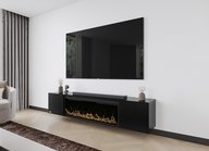 TV-meubel Johnson | Haard 50 inch | Hangend | Eiken | 2 Deurs | PUUUR
